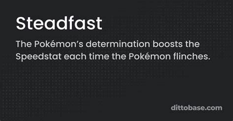 steadfast pokemon ability|Iba pa.